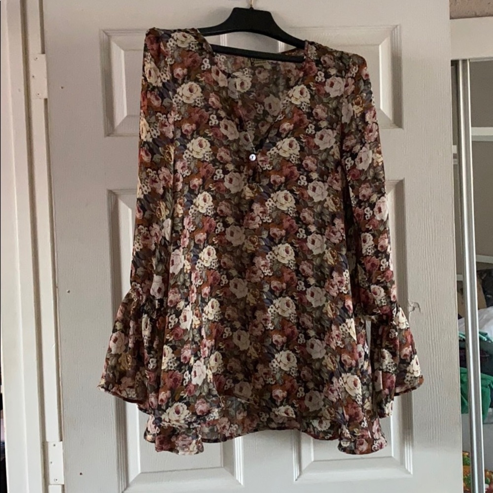Adorable Show Me Your Mumu floral mini dress